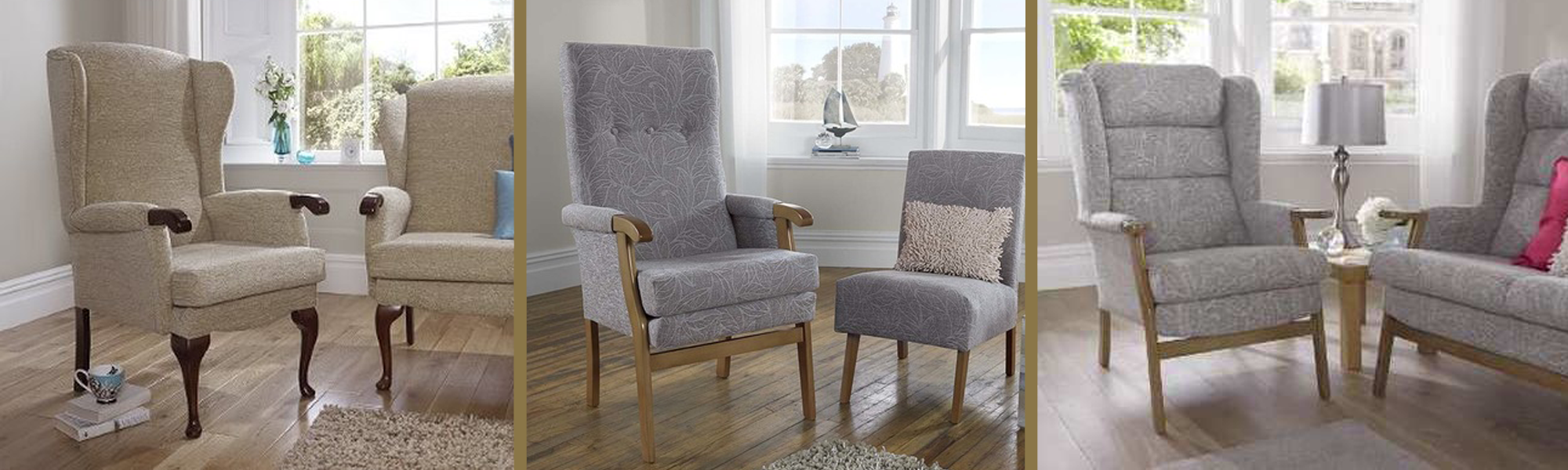 Fabric High Seat Chairs
