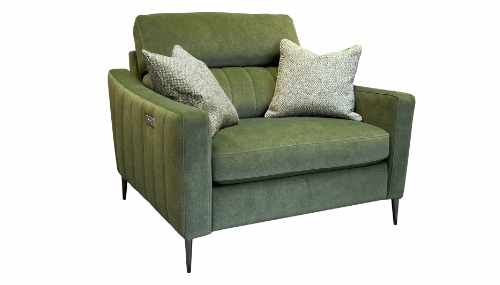 Halston velvet snuggle chair clearance
