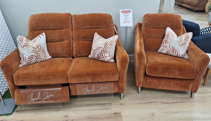 2 Seater Double Power Recliner And Chair